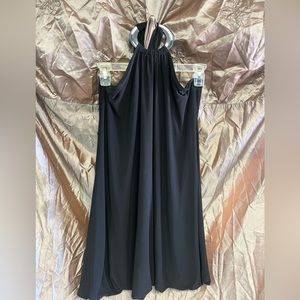 FAVE sleeveless neck tie up dress